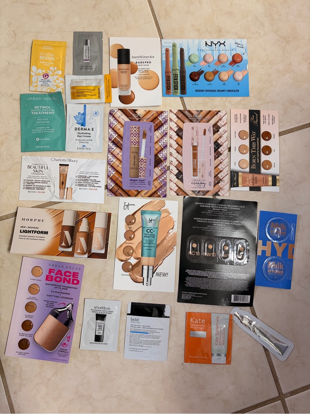 20 face sample bundle